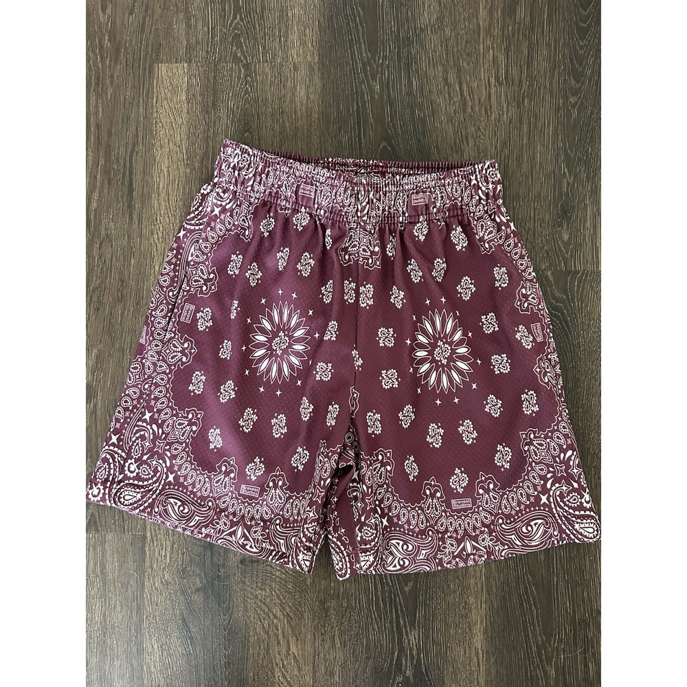 Bravest Studios Drawstring Paisley Shorts With Pockets Size XS Bball Mens